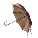 Polished Italian Chestnut Solid Stick Umbrella