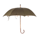 Polished Italian Chestnut Solid Stick Umbrella